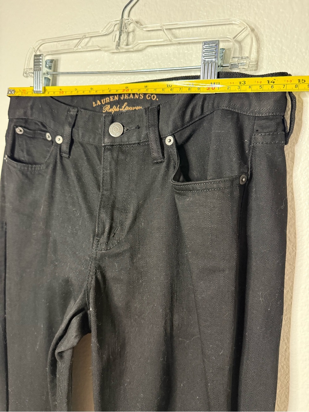 Vintage Ralph Lauren Jeans Co Black Beaded Concho Bootcut Jeans 4P Western Y2K - Picture 9 of 12